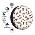 thumbnail image 4 of Gukieu German Shepherd Dog Print Car Tire Cover, Adjustable Waterproof and Dustproof Tire Protection Cover, Suitable for SUV, Truck, Van-14 inch, 4 of 6