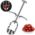 thumbnail image 4 of Sunjoy Tech Cherry Pitter Portable Stainless Steel Effortless Olive Pit Remover Fruit Red Dates Corer Kitchen Tool, 4 of 7