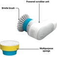 thumbnail image 4 of BLACK+DECKER grimebuster Power Scrubber Brush, Dishwasher Safe Heads, Comfortable Non-Slip Grip – AA Battery Powered, 4 of 14