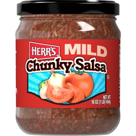 Herr's Mild Chunky Salsa, 16oz Jar