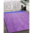 thumbnail image 2 of Ahgly Company Indoor Rectangle Patterned Heliotrope Purple Area Rugs, 5' x 7', 2 of 6