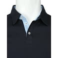 thumbnail image 4 of H2H Mens Casual Slim Fit Polo T-Shirts Basic Designed With Pointed Patch (CMTTS247), 4 of 6