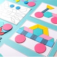 thumbnail image 4 of Rompecabezas Creativo De Madera, 180 Uds., Bloques De Patrón, Rompecabezas Tangram, Juguetes De Aprendizaje, Regalo Educativo Para Niños Speravity FN003131-00, 4 of 6