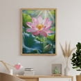 thumbnail image 6 of Diamond Art Kits for Adults, Pink Lotus Bloom Under Sunlight 5D Diamond Painting Kits for Adults Beginners, DIY Full Drill Diamond Painting, Gem Art and Crafts 12x16, 6 of 7