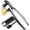 Premium Chrome, variant on No brand Large Premium Garlic Press Set - Bigger Bowl for Bigger Garlic - Rust Proof Garlic Mincer Tool - Easy-Squeeze, Easy-Clean Silicone Garlic Peeler & Brush (Dark Gray)