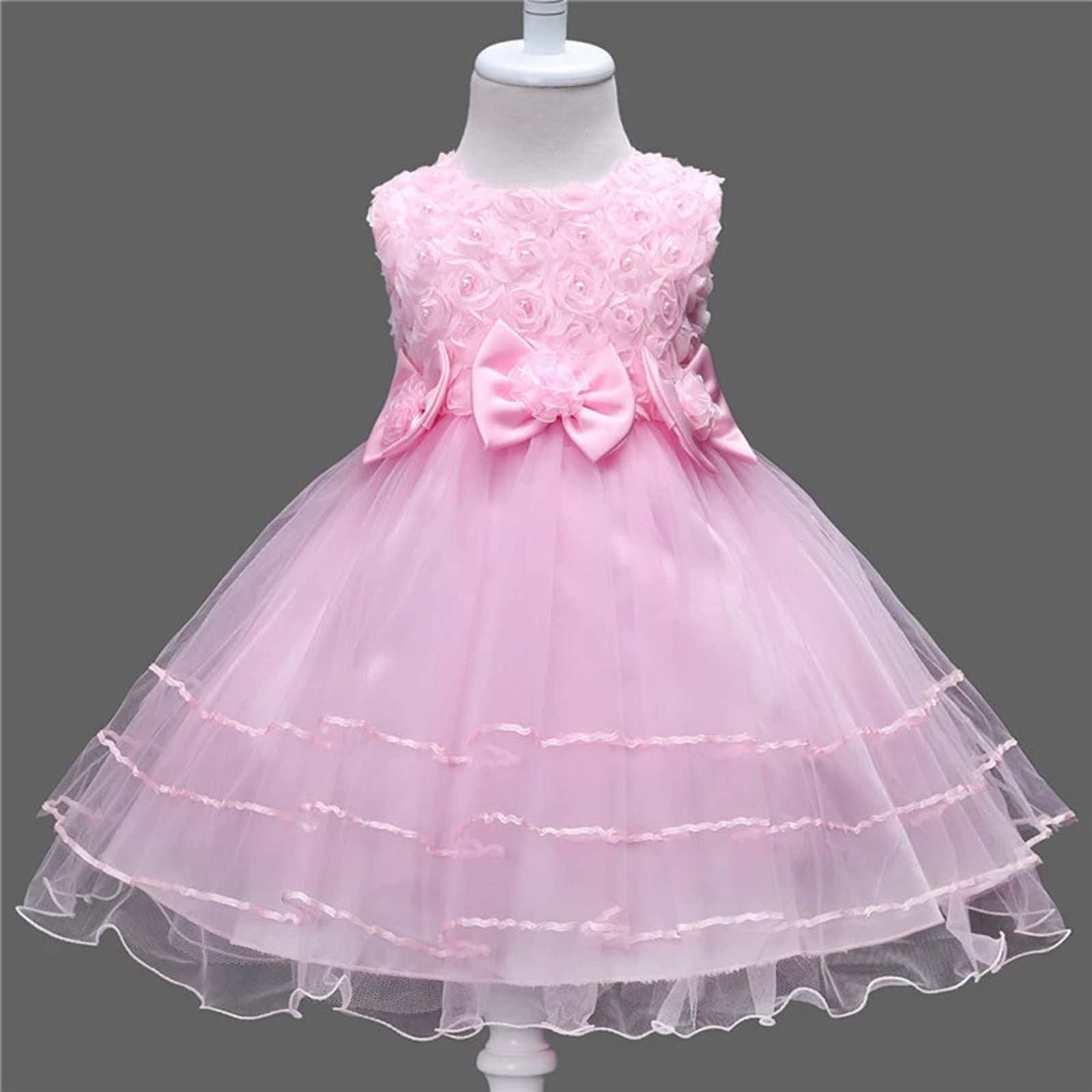 Kid Girl Dress Ruffle Tulle Toddler Dress Spring Dresses For Girls
