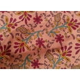 thumbnail image 4 of oneOone Cotton Poplin Fabric Leaves & Floral Block Print Sewing Fabric BTY 42 Inch Wide, 4 of 4
