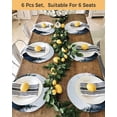 thumbnail image 4 of 13 Inch Round Placemats Set of 4, Forest Non Slip Heat Insulation PP Table Mats, Dark Blue Fall Bird Vintage Farmhouse Tree Washable Place Mats for Kitchen Dining Party Table Decor, 4 of 7