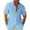 Sky Blue, variant on Yiaimeir Summer Luxury Short Sleeve Beach Shirt Tops Mens Designer Clothes,Size M-4XL