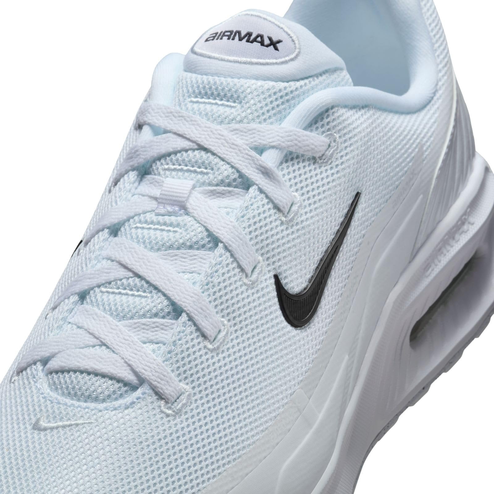 Nike Air Max Bia Mens Laced Shoes, White/Black-Wolf Grey, 8