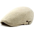 thumbnail image 3 of CoCopeaunts Beret Hats for Women Spring Summer Cap Unisex Adjustable Newsboy Hat Ivy Flat Cap Male Female Cotton Linen Beret Hat, 3 of 7