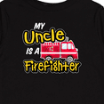 thumbnail image 4 of Inktastic My Uncle is a Firefighter with Fire Truck Boys or Girls Long Sleeve Toddler T-Shirt, 4 of 5