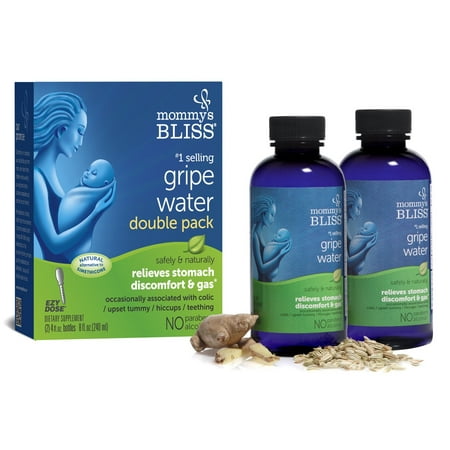 Mommy s Bliss Double Pack Gripe Water 8 Ounce BEST BY