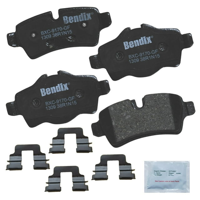 Pastillas De Freno Traseras De Cerámica Bendix Priority1 Cfc1309 Para Mini Cooper 2016-2007