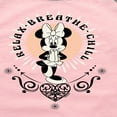 thumbnail image 3 of Mickey & Friends - Relax Breathe Chill - Toddler And Youth Girls Raglan Graphic T-Shirt, 3 of 5