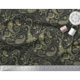 thumbnail image 3 of Soimoi Polyester Crepe Fabric Floral & Paisley Printed Fabric 1 Yard 42 Inch Wide, 3 of 3