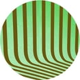 thumbnail image 1 of Ahgly Company Indoor Round Patterned Oak Brown Area Rugs, 7' Round, 1 of 6