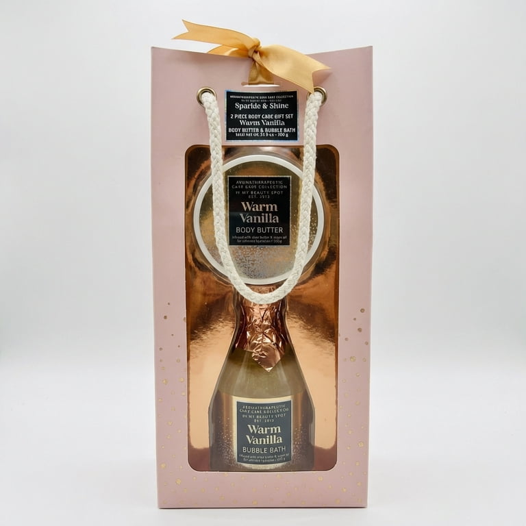 Sparkle & Shine Warm Vanilla Body Care Gift Set Body Butter