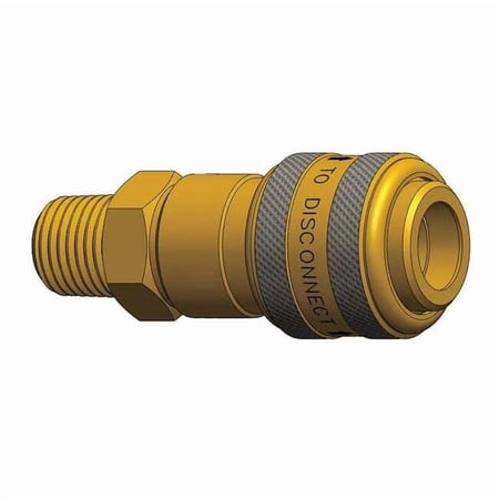 Dixon Male to Indust. Coupler (M)NPT 1/2 Brass 4DM4-B