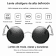 thumbnail image 2 of Lentes de Sol Malubero UV-400 2 Piezas Dorado y plata, 2 of 3