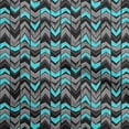 thumbnail image 1 of oneOone Rayon Turquoise Blue Fabric Geometric Sewing Craft Projects Fabric Prints By Yard 56 Inch Wide, 1 of 5