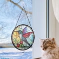 thumbnail image 5 of Ornament Window Hanging, Hummingbird Gifts Sun Catchers Diamond Glass Panel Hangings Birds Suncatcher Decor for Birthday for Women, Men, Wife, Aunt, and Mom, 2025, Holiday, 5 of 6