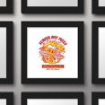 thumbnail image 5 of Gallery Pops Stranger Things 4 - Retro Food Surfer Boy Pizza Wall Art, Black Framed Version, 12" x 12", 5 of 5