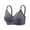 Gray, variant on Sevevn Women's Solid Color Seamless Nude Lifting Soft Support Bra For Women Everyday Bras Blue XXL Sales Today