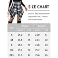 thumbnail image 7 of FEOYA Asymmetrical Skirt Ladies High Waisted Women Irregular Skirts Hem Mini Tie Front Skirt Pleated Streetwear 2XL, 7 of 7