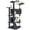 Dark Gray, variant on Cat Tree, 54-Inch Multi-Level Cat Tower with Scratching Post, Plush Cat Condo, Dark Gray