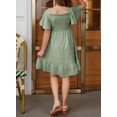 thumbnail image 3 of Vestido de verano bíblico para niñas adolescentes con flores de chifón de 12 a 13 años, 3 of 9