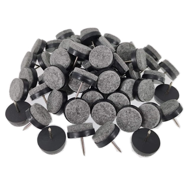 Alimitopia 40 almohadillas de fieltro para muebles, resistentes, para clavos, deslizadores, almohadillas deslizantes, protectores de suelo para muebles de madera, sillas, mesas, pies de patas (F28 mm