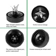 thumbnail image 4 of OOKWE for Replacing Old Blender Blade Holder, Cups, Lids Fits for Nutri Ninja Blender, 4 of 19