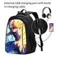 thumbnail image 2 of My Hero Academia Travel Backpack With Usb Charging Port Multifunctional Knapsack Computer Bag Large Capacity Backpack Daypack, 2 of 7