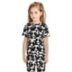 thumbnail image 5 of Balery Panda Conjunto de Pijama Infantil de Manga Corta con Estampado – Ropa de Dormir de Algodón Suave-Small, 5 of 5