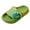 Green, variant on TOWED22 Kids Slide Sandals, Boys Girls Water Shoes Cute Slippers for Beach Pool (Toddler/Little Kid)(Green,12)