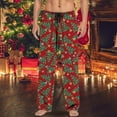 thumbnail image 2 of Christmas Mens Casual Pants Pajama Pants With Drawstring And Pockets Christmas Gift 6 Foam Band 1, 2 of 4