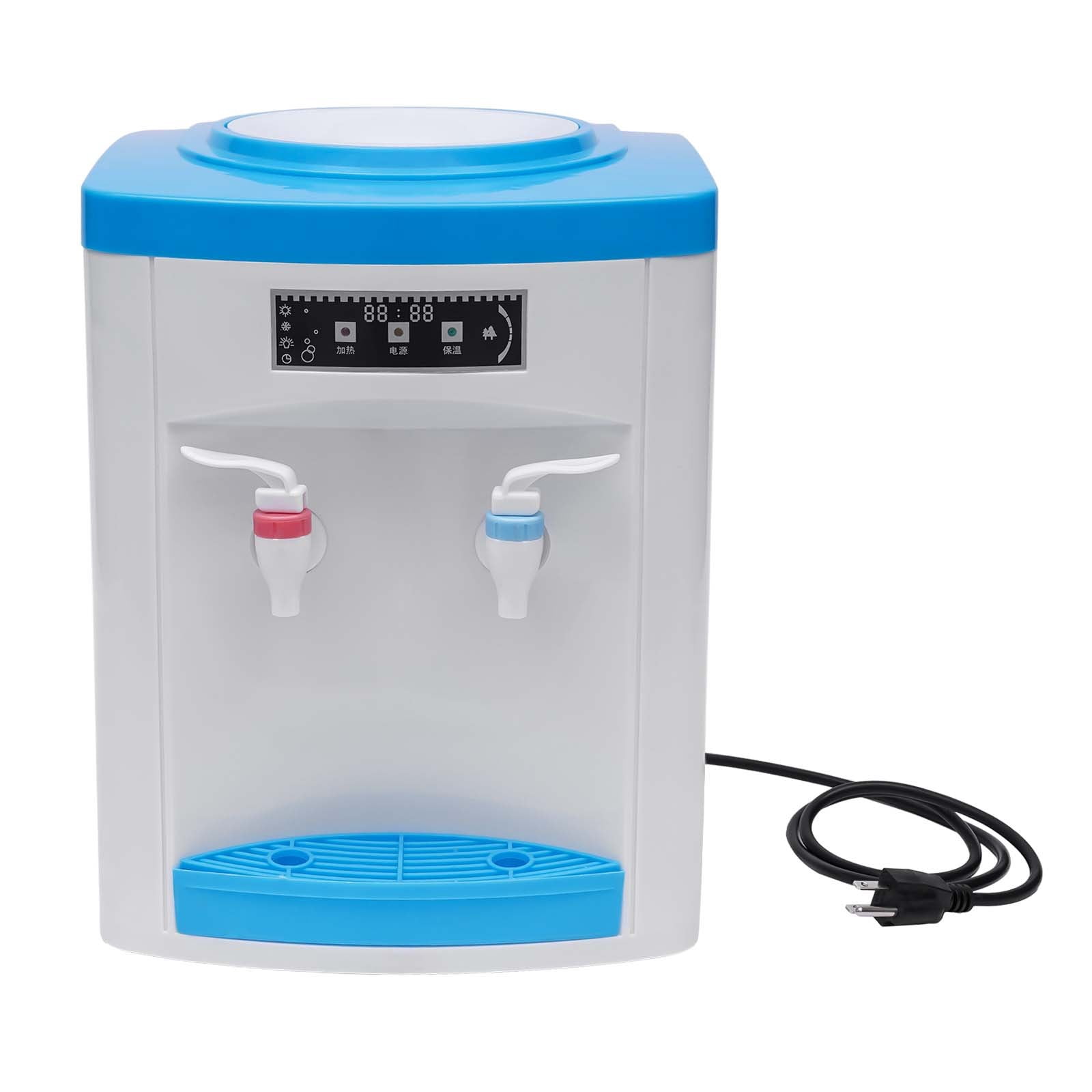 Hot Cold Water Dispenser Desktop, 550W Electric Water Dispenser Office, Countertop Top Dispenser Water Machine for Hold 5-18L Bucket