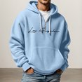 thumbnail image 1 of WILLBEST Sudaderas para Hombre Sudadera con Capucha, Suave y Cómoda, para Uso Informal Al Aire Libre, con Bolsillo Frontal y Cordón Ajustable XXXXXGrande, 1 of 3