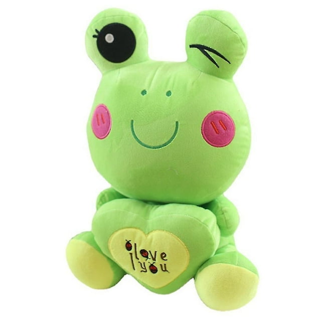 Jouet en Peluche Grenouille Vert 45 cm