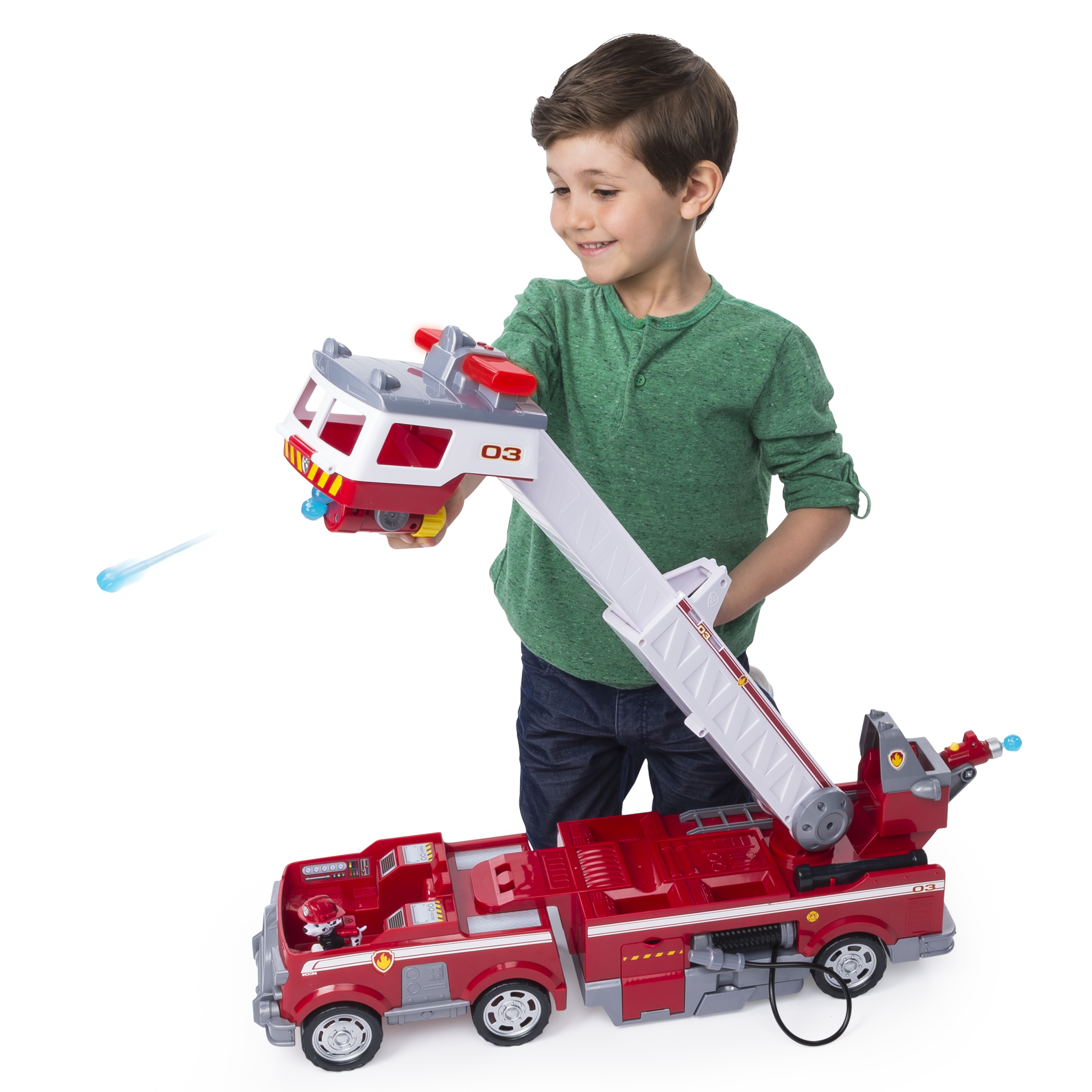 PAW Patrol Ultimate Rescue Fire Truck with Extendable 2 ft. Tall Ladder, for Ages 3 and Up - image 4 of 10
