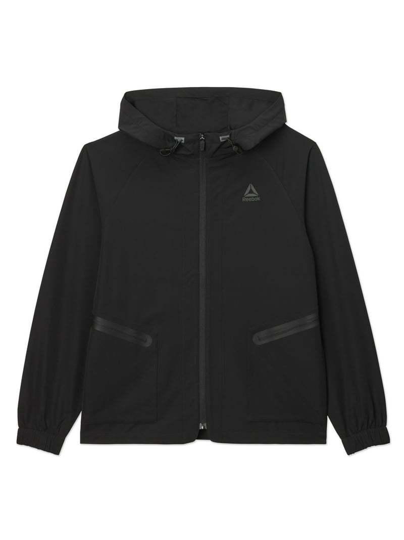 Reebok Men's Infinity Performance Full Zip Woven Jacket with Hood