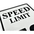 thumbnail image 4 of Speed Limit 10 MPH Sign, Slow Down Sign, Engineer Grade Reflective Sheeting, Rust Free Aluminum, Weather Resistant, Waterproof, Fade Resistant, 12" x 8" (White-10 MPH), 4 of 5