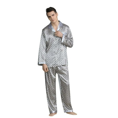 

YUNAFFT Clearance Pajamas For Women Plus Size Fire Sale Men s New Fashion Long-sleeved Printed Foreign Trade Home Service Pajamas Suit