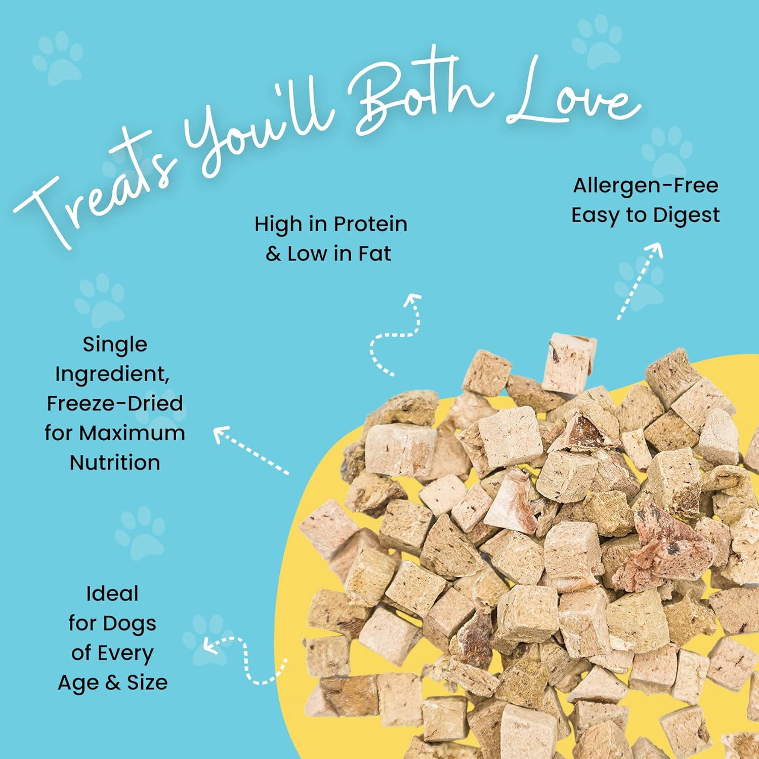 hotspot pets Freeze Dried Beef Liver Treats for Cats & Dogs - 1LB Big Bag- Single Ingredient All Natural Grain-Free Beef Liver- Perfect for Training, Topper or Snack - Made in USA - (Beef Liver)