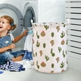 thumbnail image 3 of SIfdSeng Get it Fast Patterned Linen Laundry Hamper Without Lid Large Open Top Stylish and Breathable Fabric for Bedroom Or Bathroom Easy and Durable Design, 3 of 5