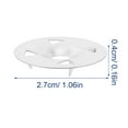 thumbnail image 2 of YSNOOWE 100 Pcs Attaches Murales pour Isolation Mousse, 2 of 8