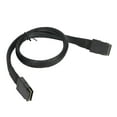 thumbnail image 2 of Cable Mini SAS SFF 8087, placa base de servidor de computadora de doble cabezal recto conectada al Cable de datos de tarjeta de matriz de 0,5 m/1,6 pies, 2 of 5