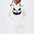 thumbnail image 2 of Mercatoo Halloween Hooded Sweatshirt for Kids Long Sleeve Pumpkin Printed Tops Boys Girls Warm Peppy Hoodie with Pocket, 2 of 6