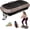 Brown, variant on Lifepro Waver Vibration Plate Exercise Machine – Full Body Vibrating Plate for Lymphatic Drainage, Muscle Toning & Fat Loss – Includes Loop Bands, Remote & 99 Speed Settings - Teal